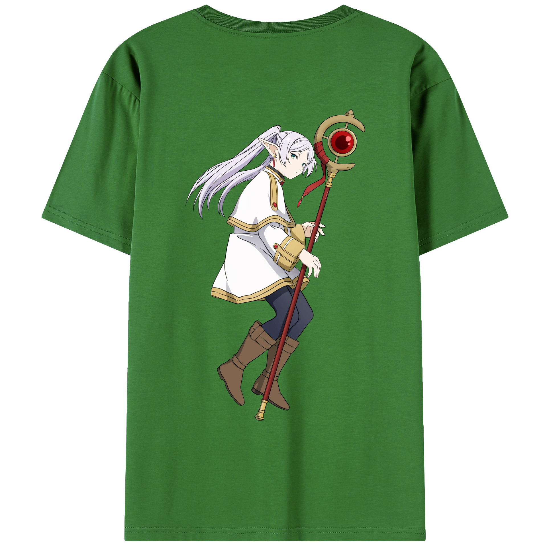 （画像用） 葬送のフリーレン Frieren レディース半袖Tシャツ(バックプリント)